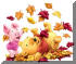 Pooh-Piglet-babies-leaves-autumn