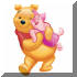 Pooh and Piglet Hug 3-D Balloon